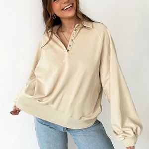 Tahoe Pullover in Beige